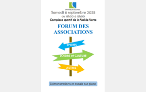 Rentrée sportive 2025/2026 et Forum des Associations Saint Méloir des Ondes